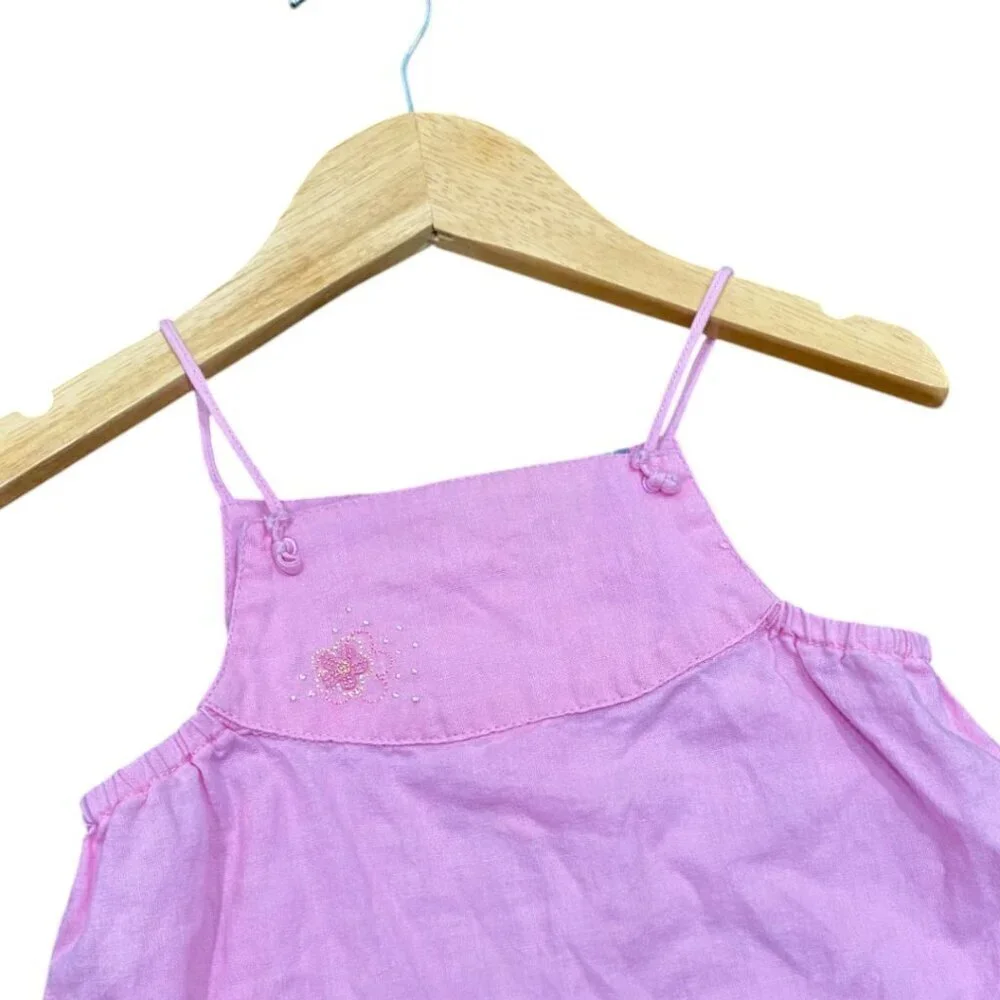 Vintage Carter's Baby Girls Pink Sundress - 9 months